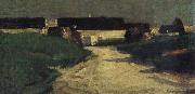 John Longstaff Farmhouse oil on canvas